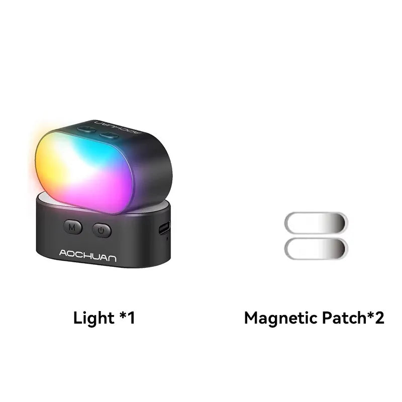 Magnetic Fill Light 7 Color Adjustment Gimbal LED