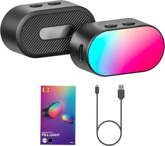 Magnetic Fill Light 7 Color Adjustment Gimbal LED